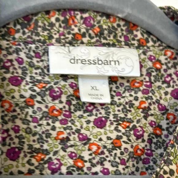 4 for $20 SALE!Dressbarn XL 3/4 sleeve lightweight shirt - Picture 4 of 5